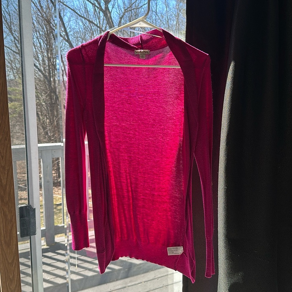 XS pink cardigan - hardly worn!